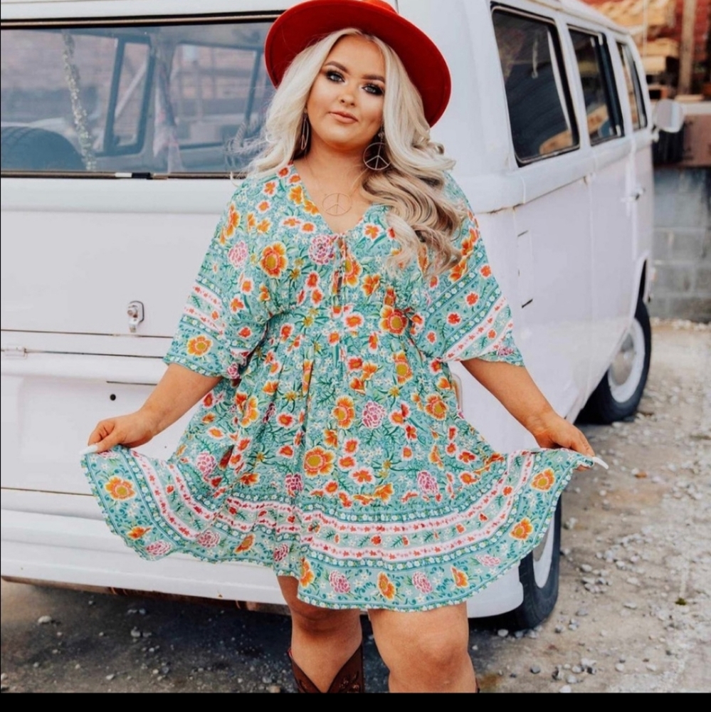 NWT southern fried chicken floral dress